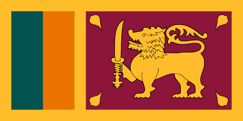 Flag of sri lanka